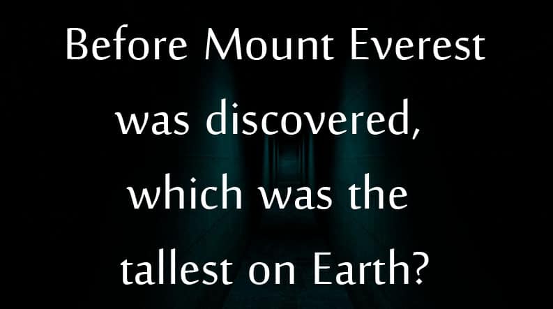 Mount Everest intelligence quiz