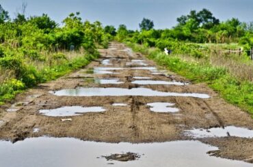 Potholes on the road Dream Meaning
